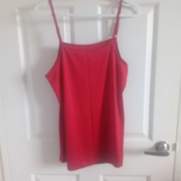 Pretty Angel Haut en soie mélangée à dentelle florale- bordeaux Taille L - Picture 5 of 11